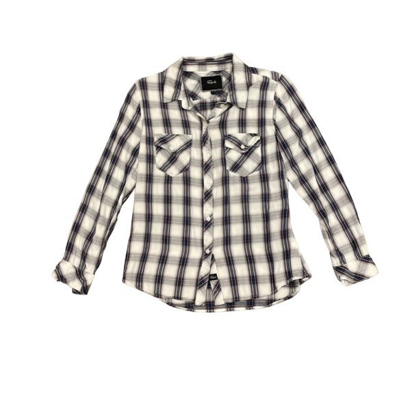 Rails Women's Lightweight Plaid Button Down, Size Small - Picture 1 of 12